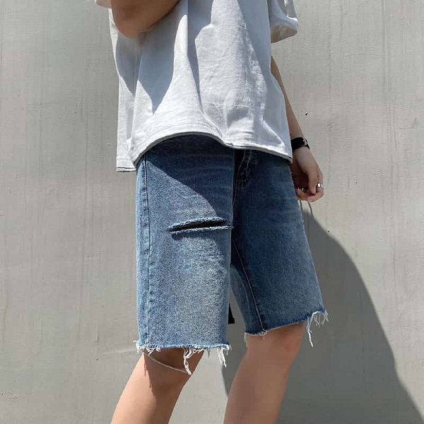 Mua Quần short jean, quần ngố bò nam ống rộng , Q15-phong cách trẻ trung  thời trang mùa hè cho nam, hot trend 2022 giá rẻ nhất | TecKi.Vn