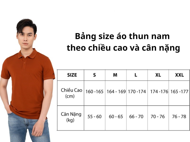 Bảng Các Loại Size Áo Phổ Biến | Cách chọn size áo chuẩn số đo nam nữ